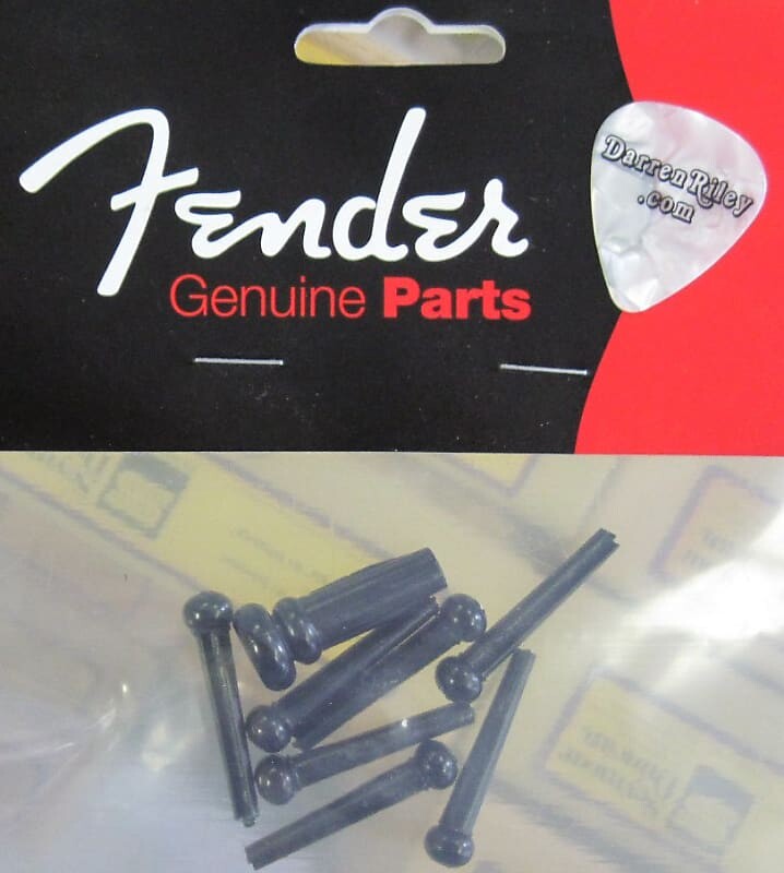 Бридж для акустической гитары Fender, черный 0990402006 Acoustic Guitar Bridge Pin Alvarez Washburn Yamaha 099-0402-006