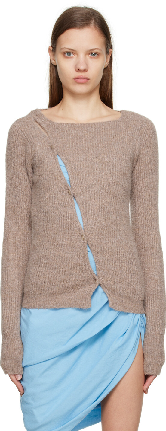 Коричневый кардиган Le Papier 'La Maille Pau' Jacquemus
Коричневый кардиган Le Papier 'La Maille Pau' Jacquemus