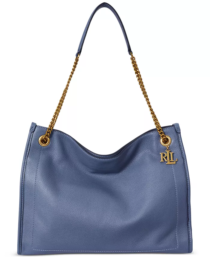 Большая сумка-тоут Bradley из шагреневой кожи Lauren Ralph Lauren, синий
Большая сумка-тоут Bradley из шагреневой кожи Lauren Ralph Lauren, синий