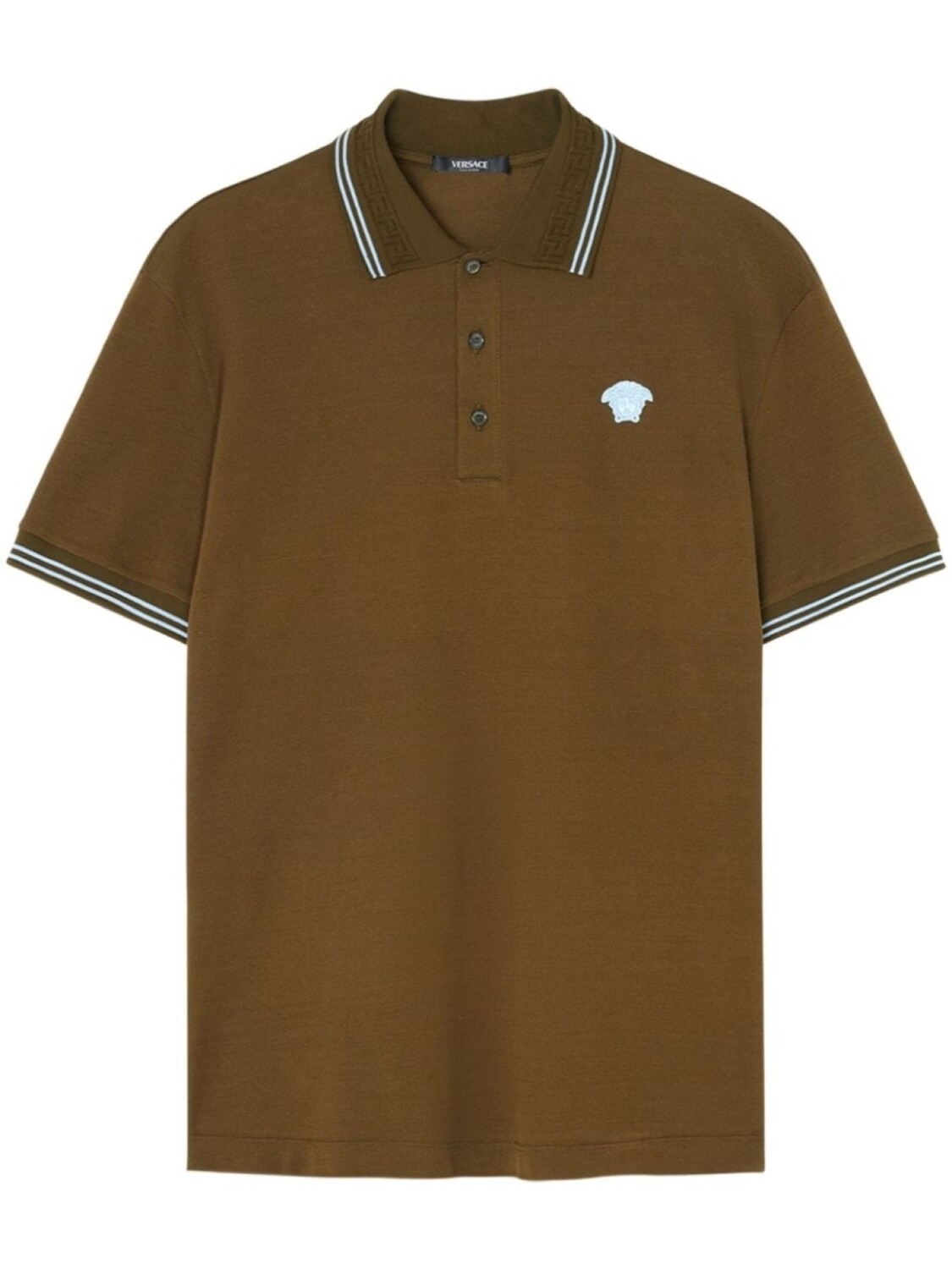 Versace рубашка поло с вышивкой Medusa, коричневый
Versace рубашка поло с вышивкой Medusa, коричневый
