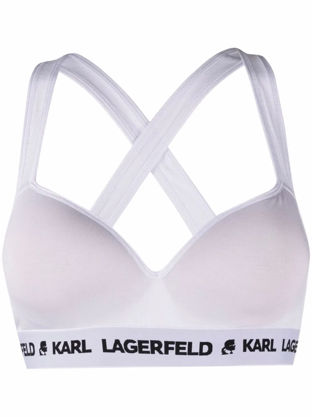 Бюстгальтер из джерси Karl Lagerfeld, белый
Бюстгальтер из джерси Karl Lagerfeld, белый