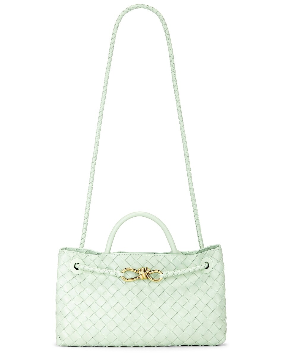 Маленькая сумка East West Andiamo Bottega Veneta, цвет Fresh Mint & Muse Brass
Маленькая сумка East West Andiamo Bottega Veneta, цвет Fresh Mint & Muse Brass