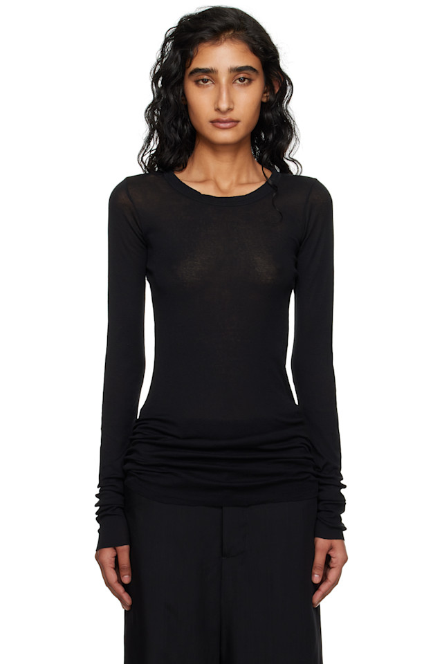 Мини-Футболка Concordians в рубчик Rick Owens, черный
Мини-Футболка Concordians в рубчик Rick Owens, черный