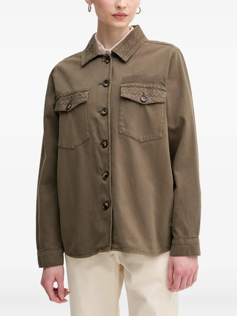 Рубашка на пуговицах Mos Mosh, зеленый
Рубашка на пуговицах Mos Mosh, зеленый