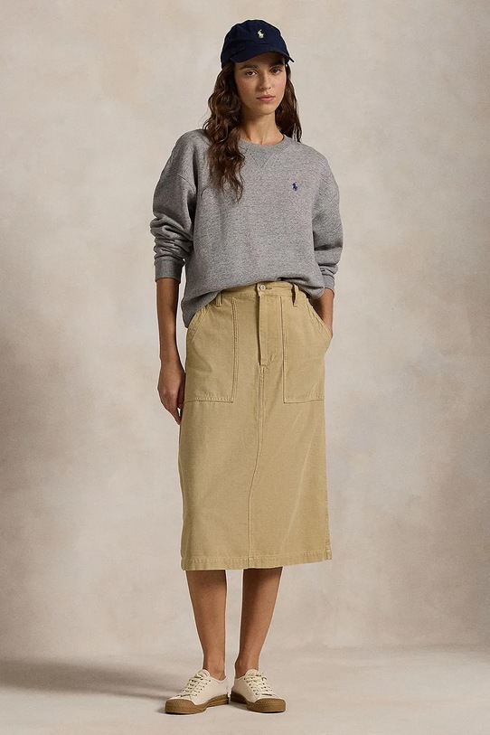Юбка из хлопка RICKY MD SK Polo Ralph Lauren, бежевый
Юбка из хлопка RICKY MD SK Polo Ralph Lauren, бежевый
