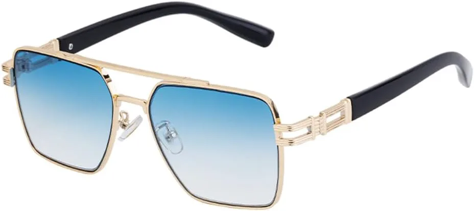 Классические модные солнцезащитные очки для женщин и мужчин, роскошные солнцезащитные очки в стиле ретро с двойной дужкой и металлической оправой generic, C7blue
Классические модные солнцезащитные очки для женщин и мужчин, роскошные солнцезащитные очки в стиле ретро с двойной дужкой и металлической оправой generic, C7blue