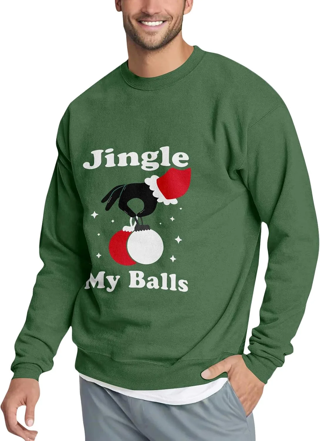 Рождественский свитшот для мужчин Funny Xmas Print, Loose Fit, Oversized Santa Print Hoodie FQZWONG
Рождественский свитшот для мужчин Funny Xmas Print, Loose Fit, Oversized Santa Print Hoodie FQZWONG