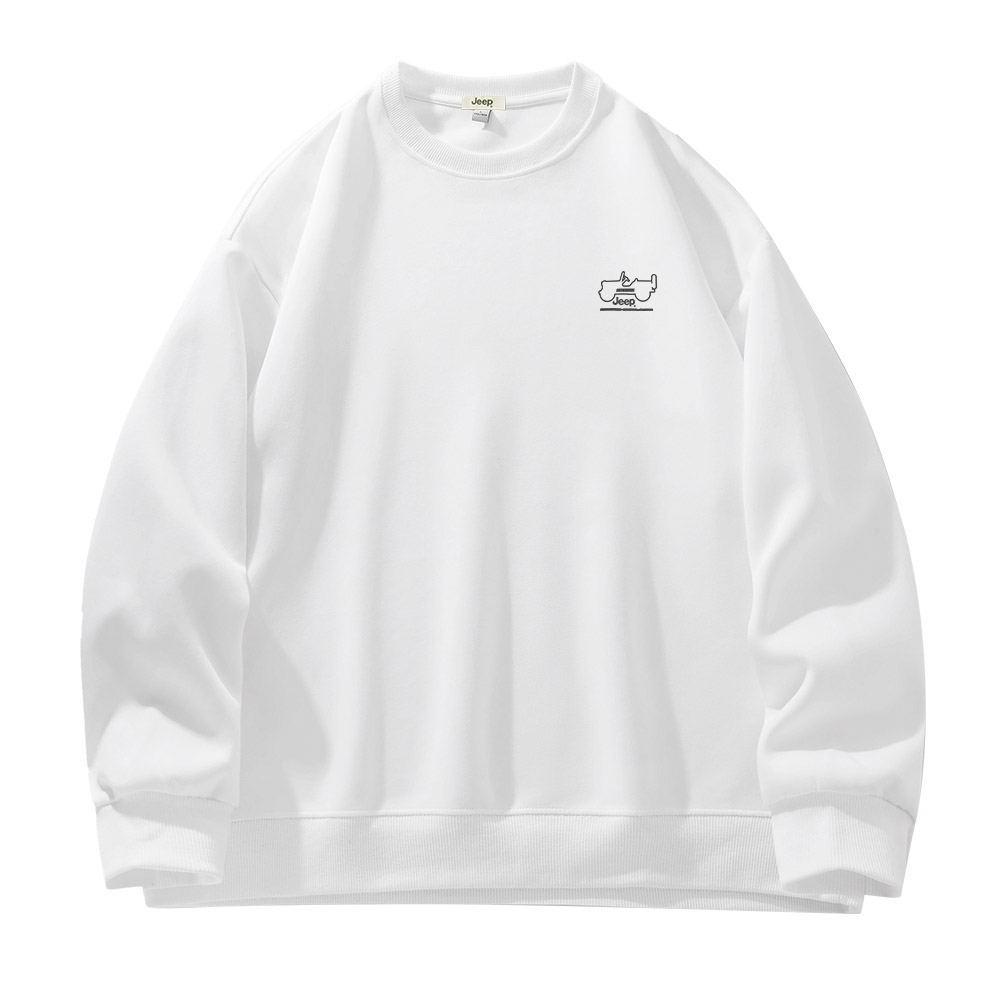 Унисекс свитшот Jeep, белый
Унисекс свитшот Jeep, белый