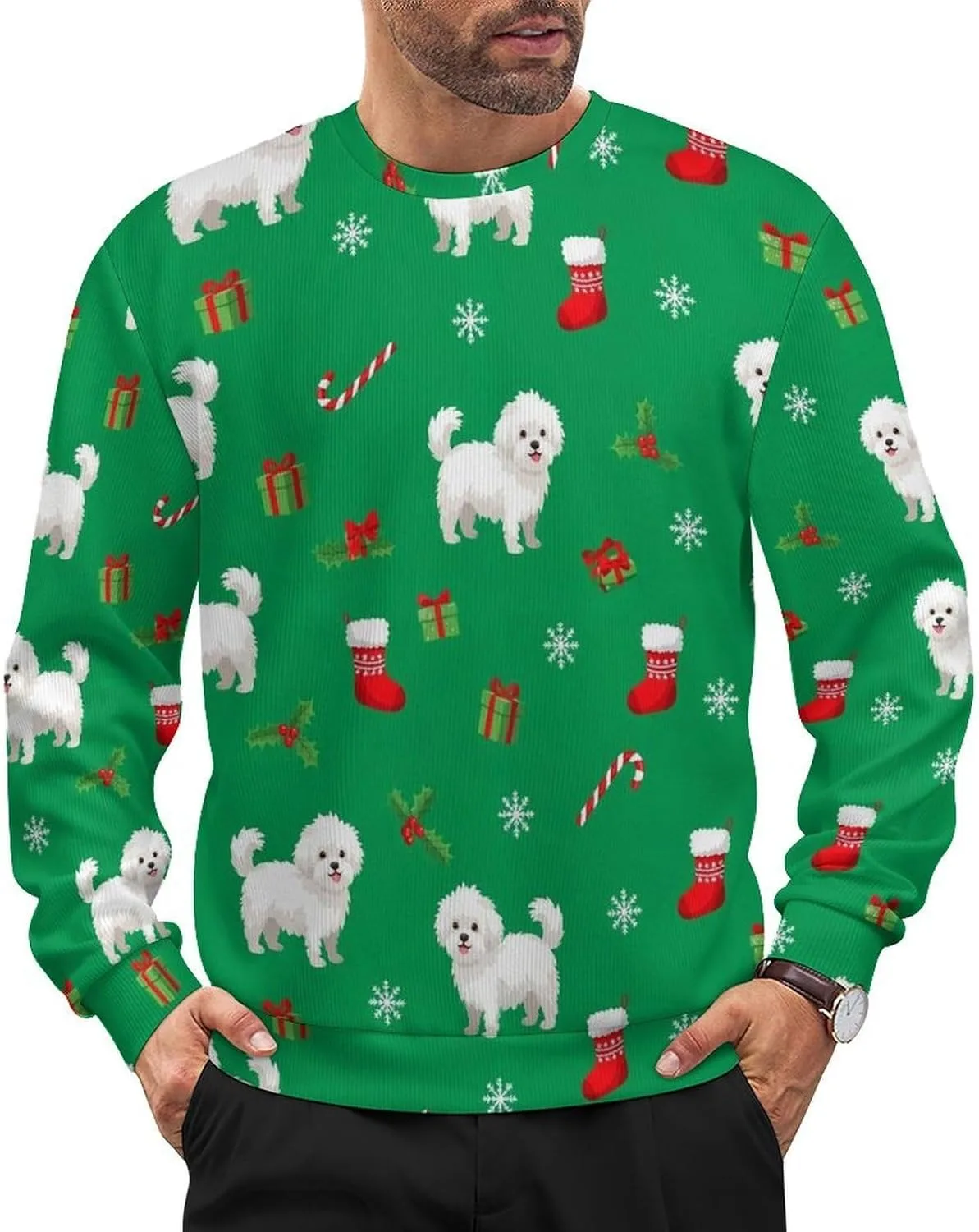 Мужской свитер с длинным рукавом, мягкий и свободный Meaudiwes
Мужской свитер с длинным рукавом, мягкий и свободный Meaudiwes