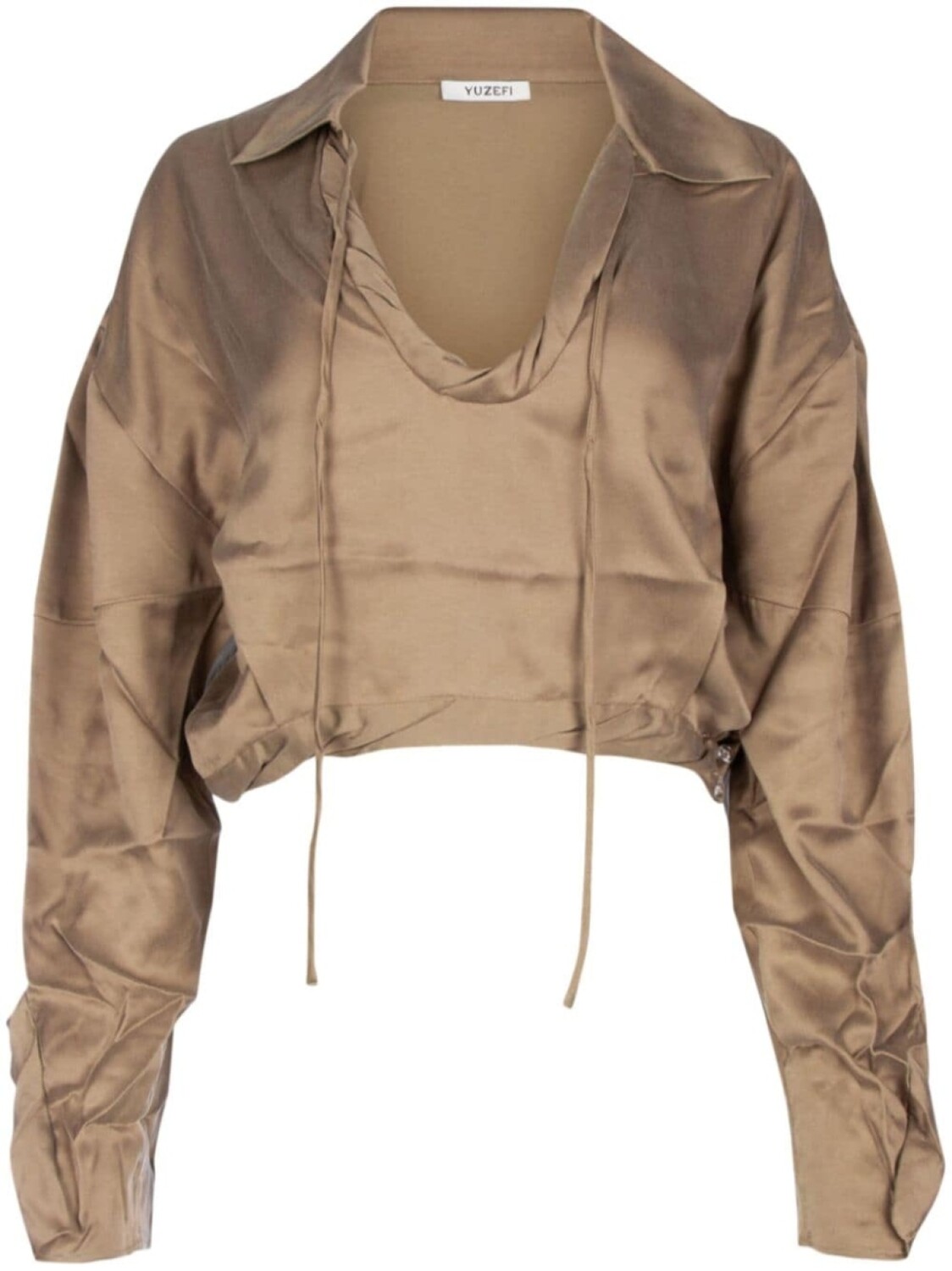 Блузка с раскладным воротником Yuzefi, серый
Блузка с раскладным воротником Yuzefi, серый