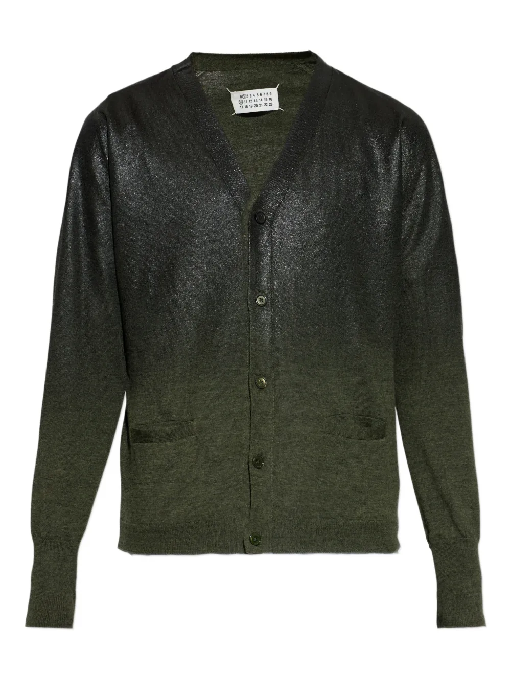 Кардиган в рубчик Maison Margiela, зеленый
Кардиган в рубчик Maison Margiela, зеленый