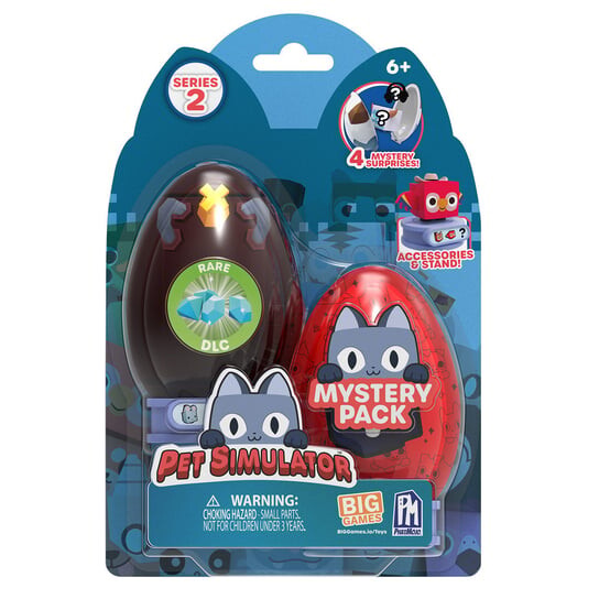 Roblox Pet Simulator Mystery Pack Code Редкие фигурки из Dlc Яйца серии PhatMojo
Roblox Pet Simulator Mystery Pack Code Редкие фигурки из Dlc Яйца серии PhatMojo