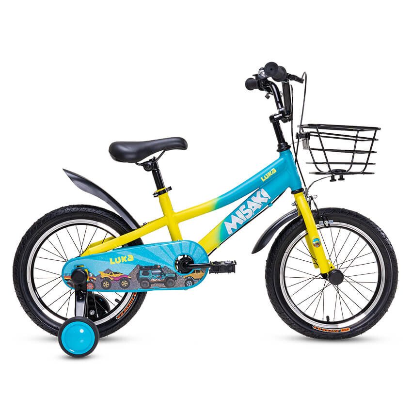 Велосипед детский MISAKI Luka 3 16", голубой/зеленый
Велосипед детский MISAKI Luka 3 16", голубой/зеленый