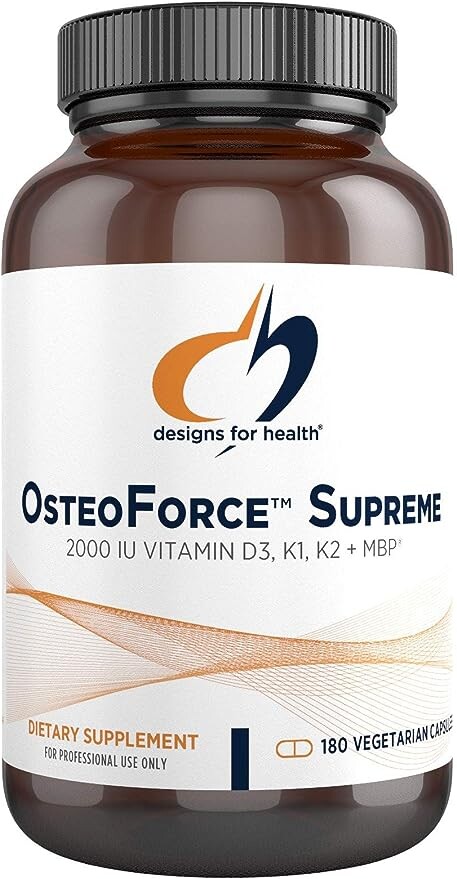 Designs for Health OsteoForce Supreme —малат кальция, магний, хелат цинка, 2000 МЕ витамина D, витамин K, 180 капсул 
Designs for Health OsteoForce Supreme —малат кальция, магний, хелат цинка, 2000 МЕ витамина D, витамин K, 180 капсул