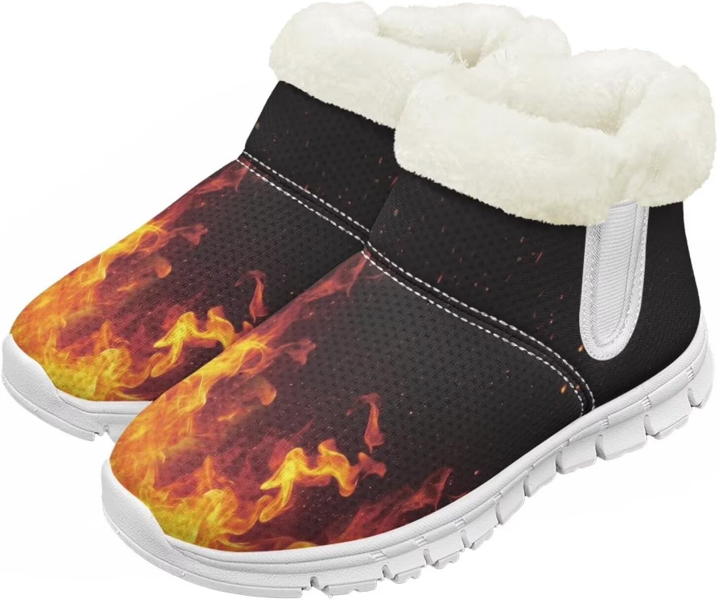 Детские зимние сапоги для девочек, водонепроницаемые, противоскользящие, для холодной погоды, с искусственным мехом, походные ботинки Goronwyfloyd, Black Fire
Детские зимние сапоги для девочек, водонепроницаемые, противоскользящие, для холодной погоды, с искусственным мехом, походные ботинки Goronwyfloyd, Black Fire