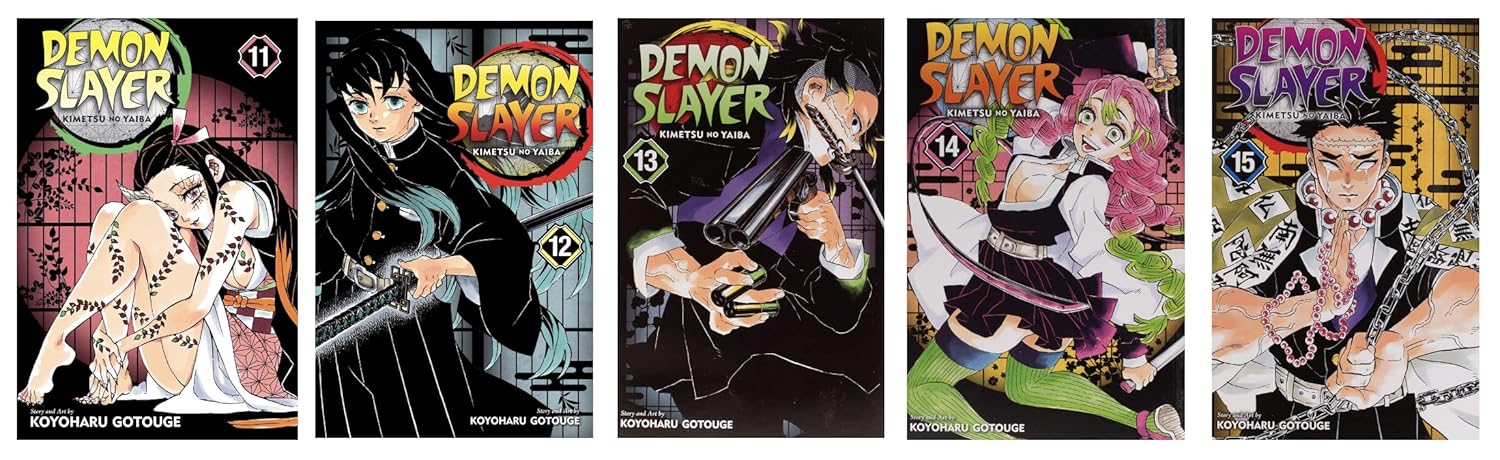 Demon Slayer Vol. 11-15 Bundle Set (5 Book Collection) (Generic)
Demon Slayer Vol. 11-15 Bundle Set (5 Book Collection) (Generic)