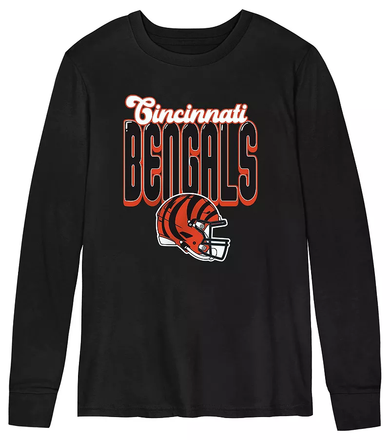 Одежда команды НФЛ для малышей, черная футболка с длинными рукавами Cincinnati Bengals Tallboy NFL Team Apparel
Одежда команды НФЛ для малышей, черная футболка с длинными рукавами Cincinnati Bengals Tallboy NFL Team Apparel