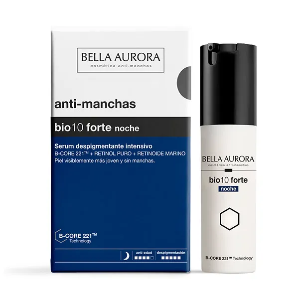 Интенсивная депигментирующая сыворотка Bio10 Forte Noche Bella Aurora, 30 ml
Интенсивная депигментирующая сыворотка Bio10 Forte Noche Bella Aurora, 30 ml