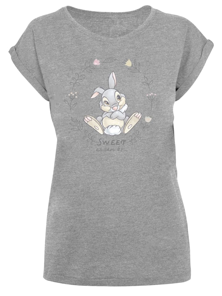 Футболка F4NT4STIC T-Shirt Disney Bambi Klopfer Thumper Sweet As Can Be, пятнистый серый
Футболка F4NT4STIC T-Shirt Disney Bambi Klopfer Thumper Sweet As Can Be, пятнистый серый