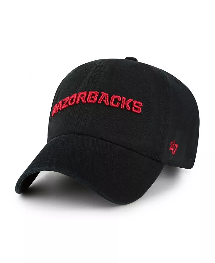 Мужская черная регулируемая кепка Arkansas Razorbacks Clean Up '47 Brand
Мужская черная регулируемая кепка Arkansas Razorbacks Clean Up '47 Brand