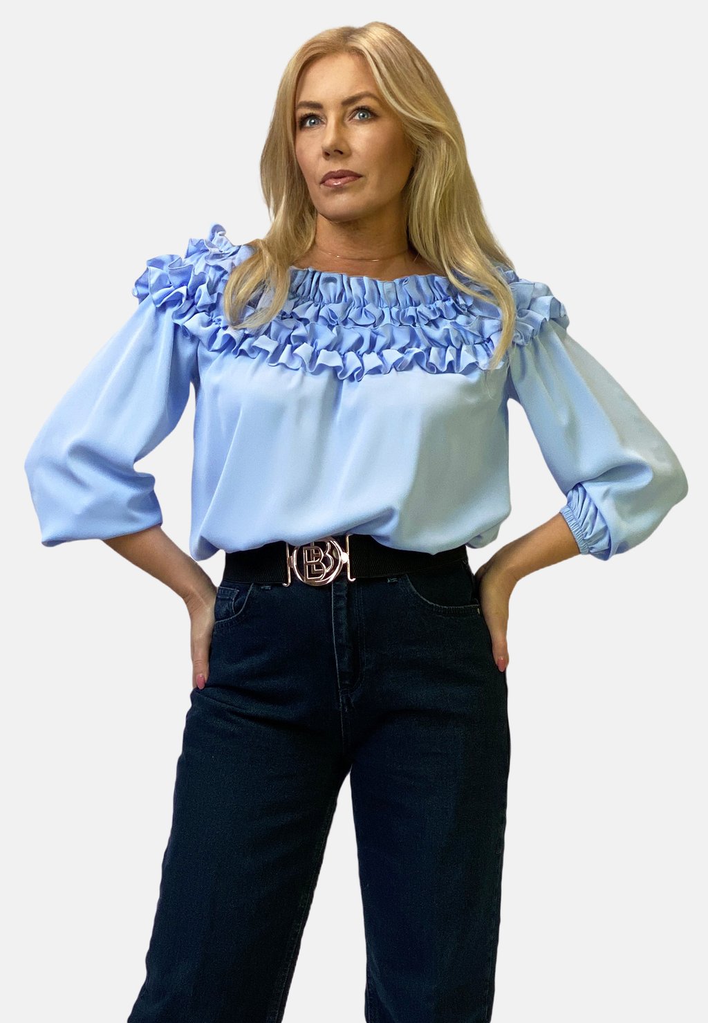 Блуза SPANISH WITH FRILLS REGINA FASHION, светло-голубой
Блуза SPANISH WITH FRILLS REGINA FASHION, светло-голубой