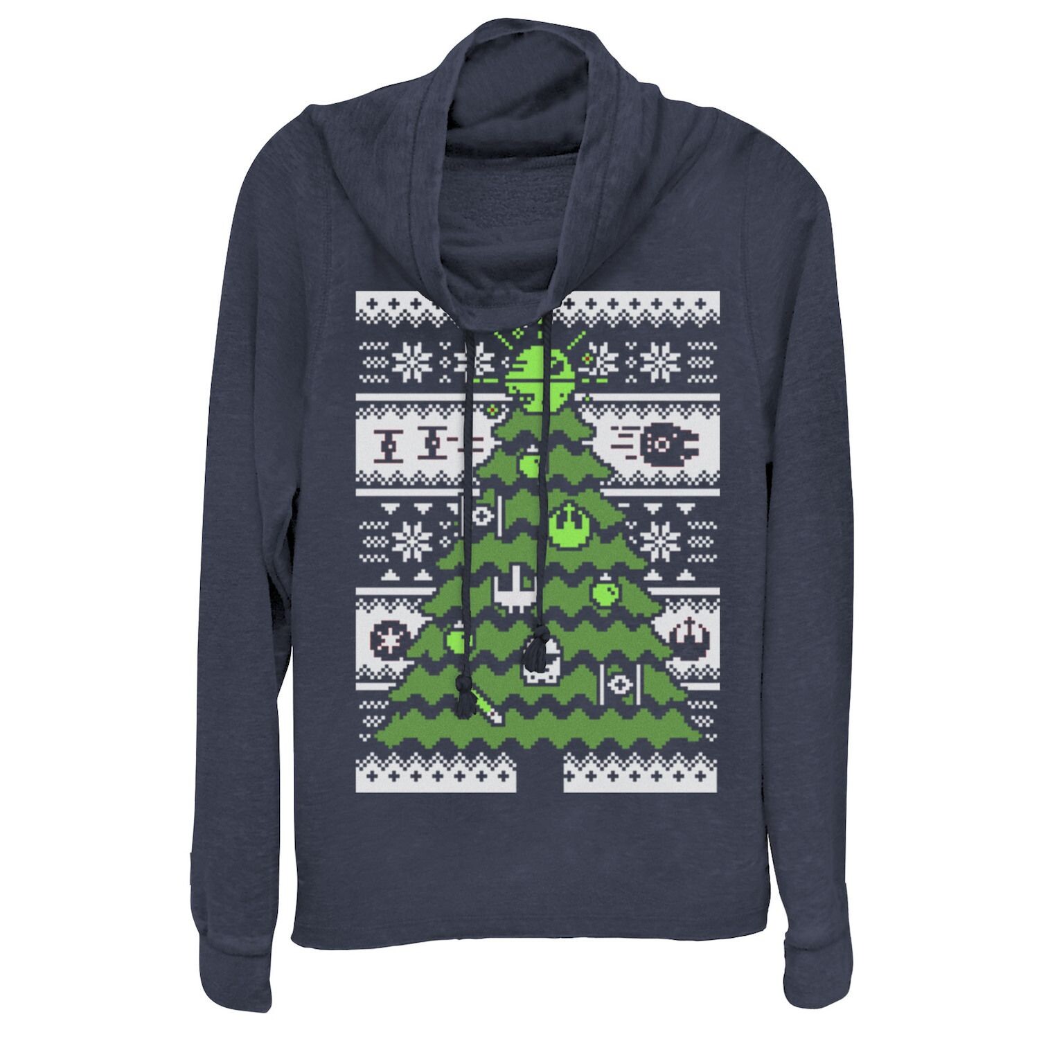 Детский пуловер с воротником-хомутом в стиле «Звездные войны: Галактическая рождественская елка» Star Wars
Детский пуловер с воротником-хомутом в стиле «Звездные войны: Галактическая рождественская елка» Star Wars