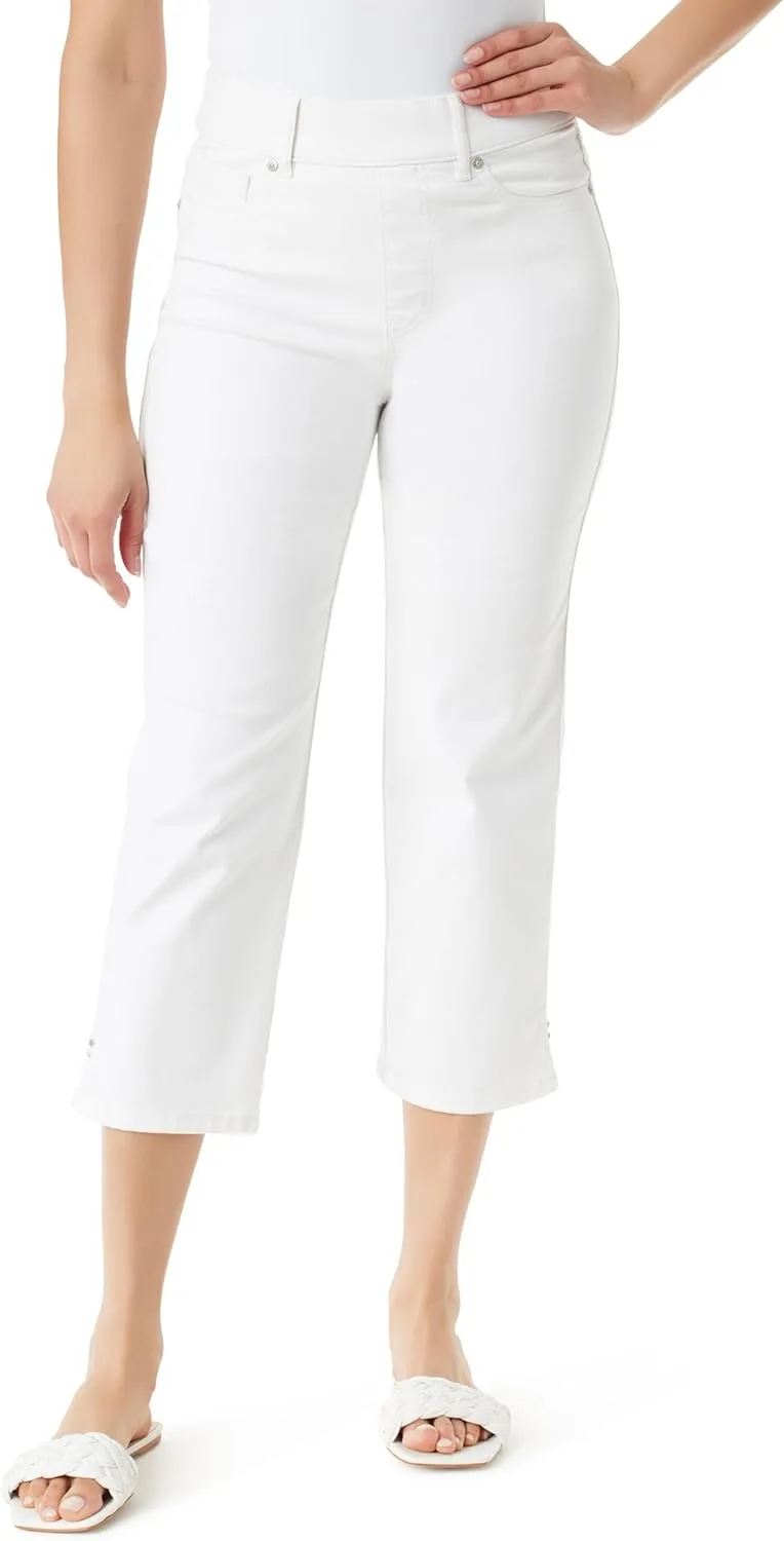 Gloria Vanderbilt женские брюки капри с эффектом стройности, высокая посадка, прямые штанины
Gloria Vanderbilt женские брюки капри с эффектом стройности, высокая посадка, прямые штанины