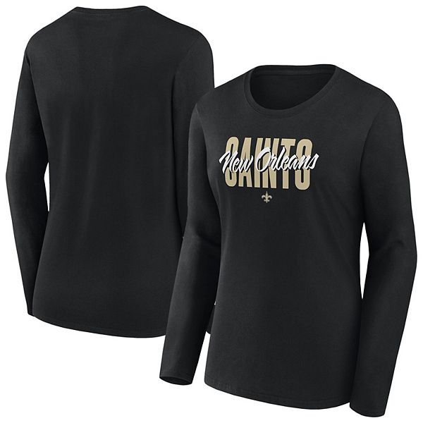 Женская черная футболка с длинным рукавом и круглым вырезом New Orleans Saints Fanatics, Черный, Женская черная футболка с длинным рукавом и круглым вырезом New Orleans Saints Fanatics
Женская черная футболка с длинным рукавом и круглым вырезом New Orleans Saints Fanatics, Черный, Женская черная футболка с длинным рукавом и круглым вырезом New Orleans Saints Fanatics