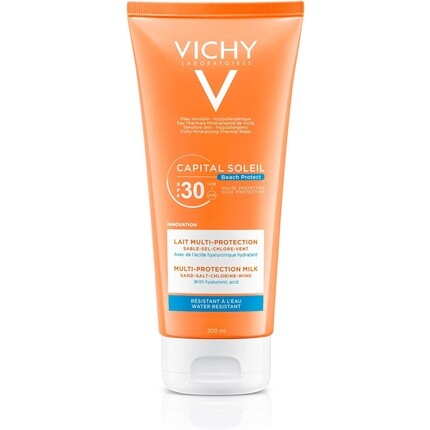 Vichy Capital Soleil Beach Protect Мультизащитное молочко Spf 50+ 200 мл
Vichy Capital Soleil Beach Protect Мультизащитное молочко Spf 50+ 200 мл