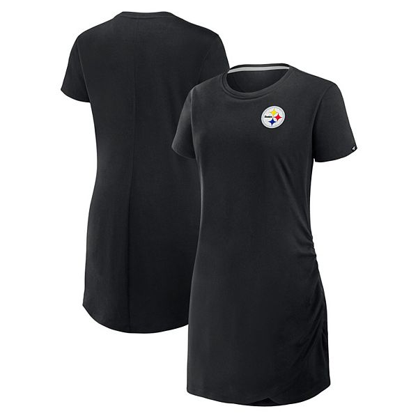 Женское черное платье Pittsburgh Steelers relaxed fit drape Fanatics
Женское черное платье Pittsburgh Steelers relaxed fit drape Fanatics