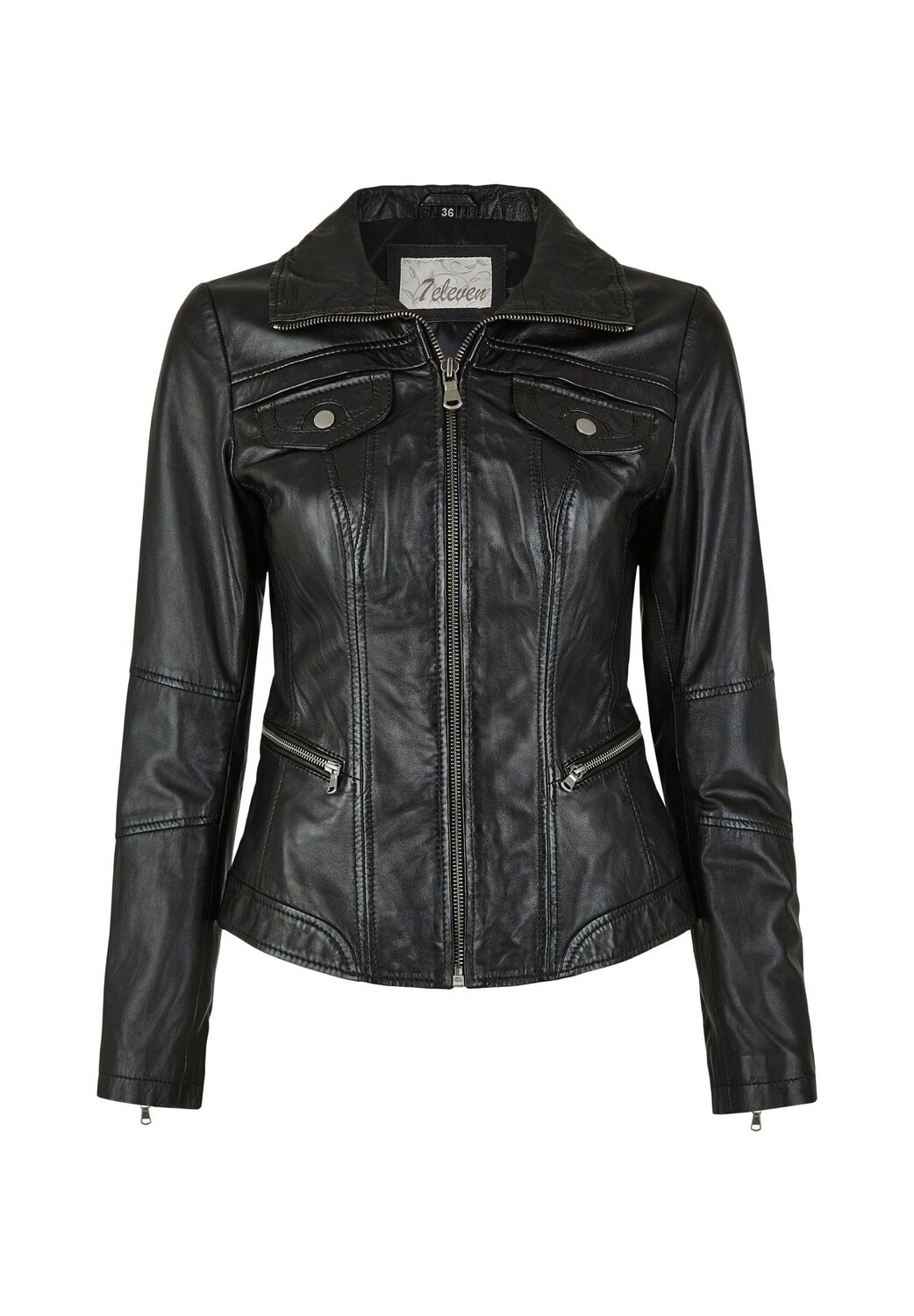 Кожаная куртка Рамона 7eleven, черный
Кожаная куртка Рамона 7eleven, черный