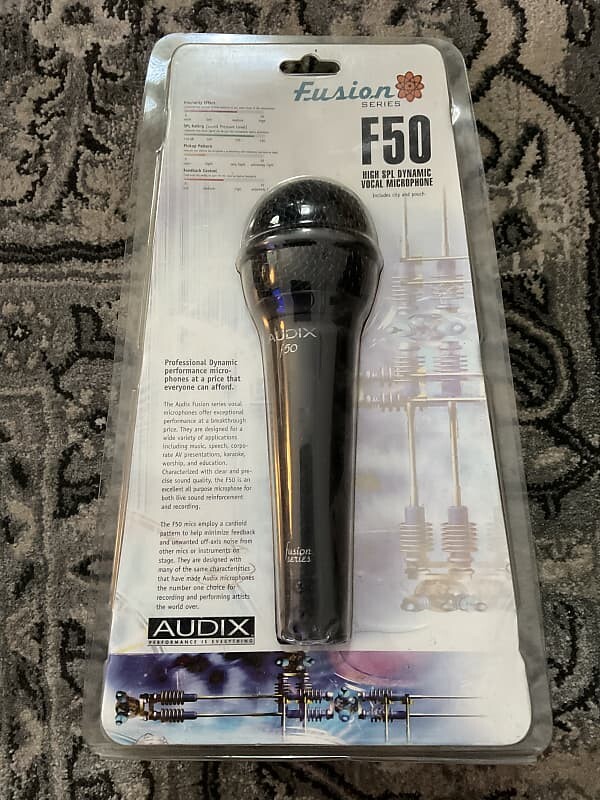 Динамический вокальный микрофон Audix F50 Handheld Cardioid Dynamic Microphone
Динамический вокальный микрофон Audix F50 Handheld Cardioid Dynamic Microphone