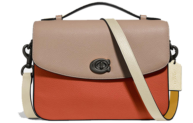 Кожаная сумка-мессенджер Cassie, женская сумка через плечо, средний размер, имбирно-желтый и красно-оранжевый COACH
Кожаная сумка-мессенджер Cassie, женская сумка через плечо, средний размер, имбирно-желтый и красно-оранжевый COACH