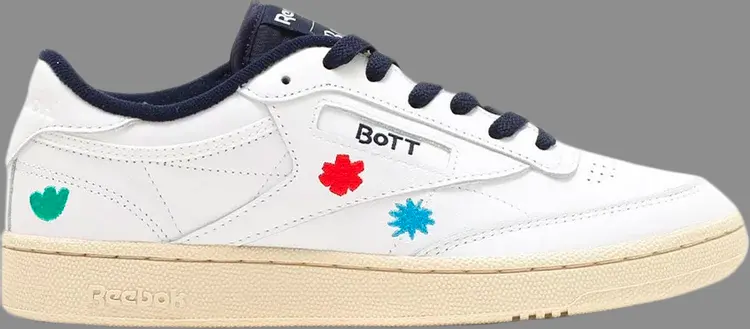 Кроссовки birth of the teenager x club c 85 'wave 2' Reebok, белый 
Кроссовки birth of the teenager x club c 85 'wave 2' Reebok, белый