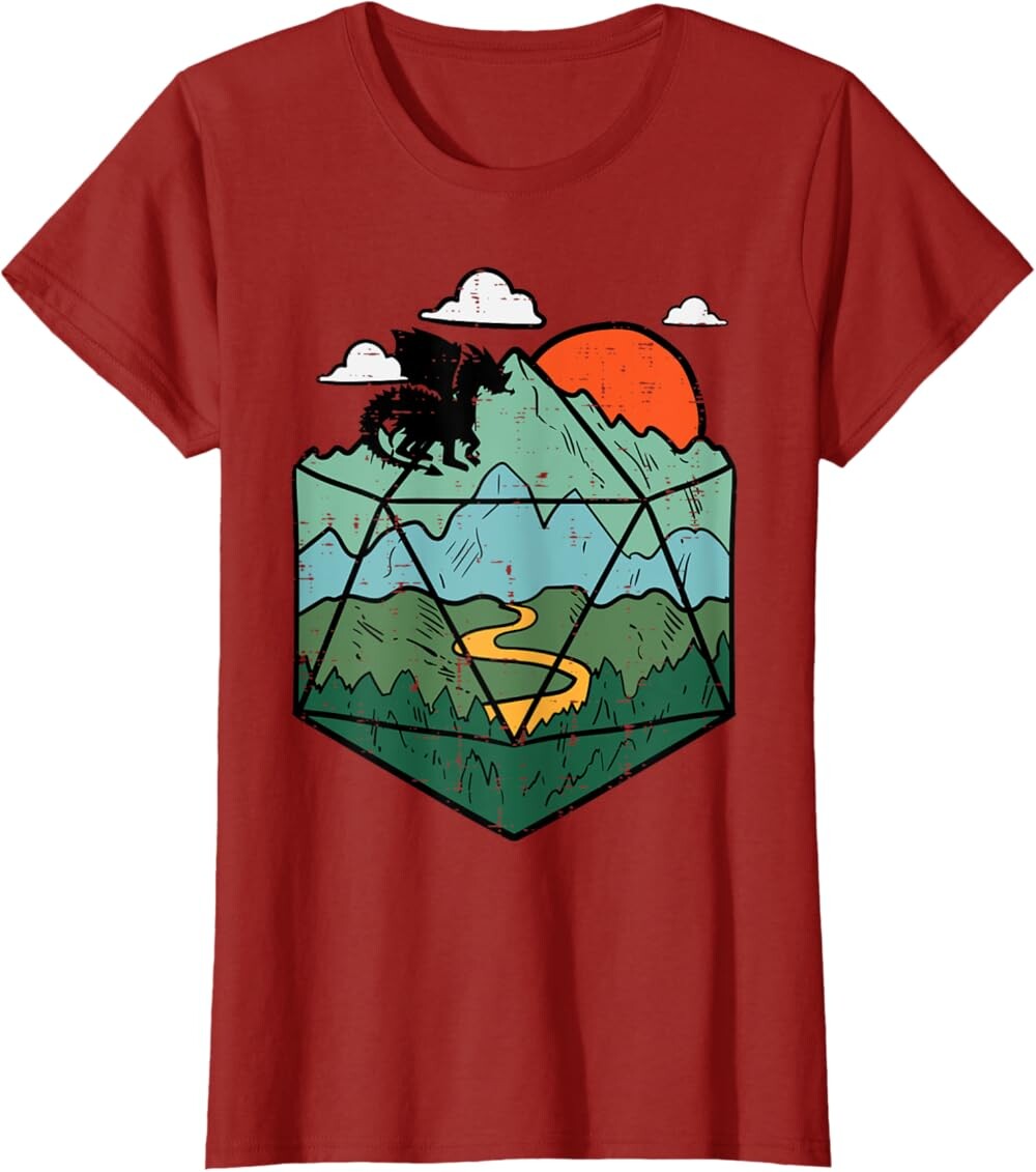 Женская футболка RPG Mountain Gamer, темно-красный
Женская футболка RPG Mountain Gamer, темно-красный