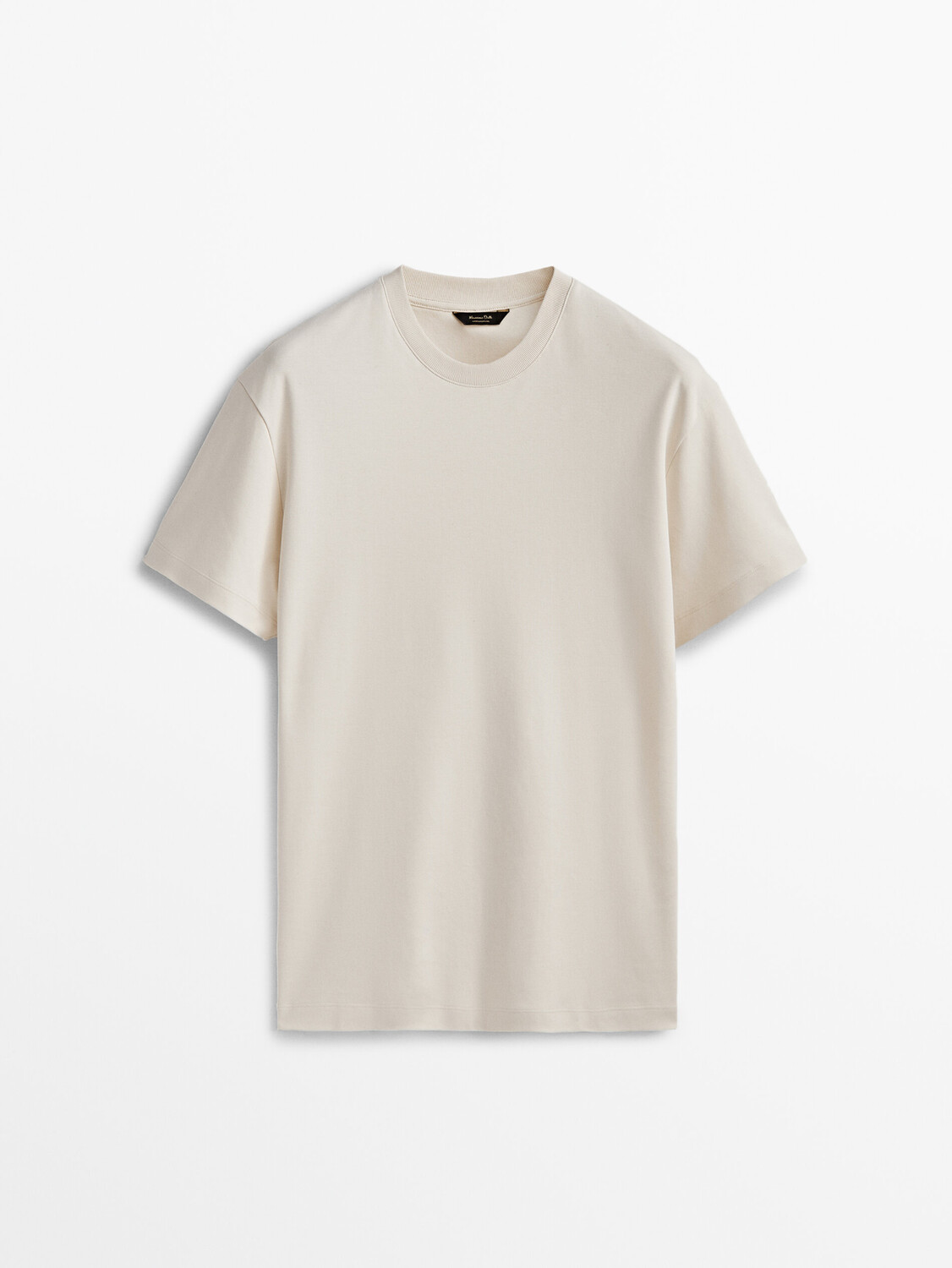 Футболка с короткими рукавами и круглым вырезом Massimo Dutti, бежевый
Футболка с короткими рукавами и круглым вырезом Massimo Dutti, бежевый