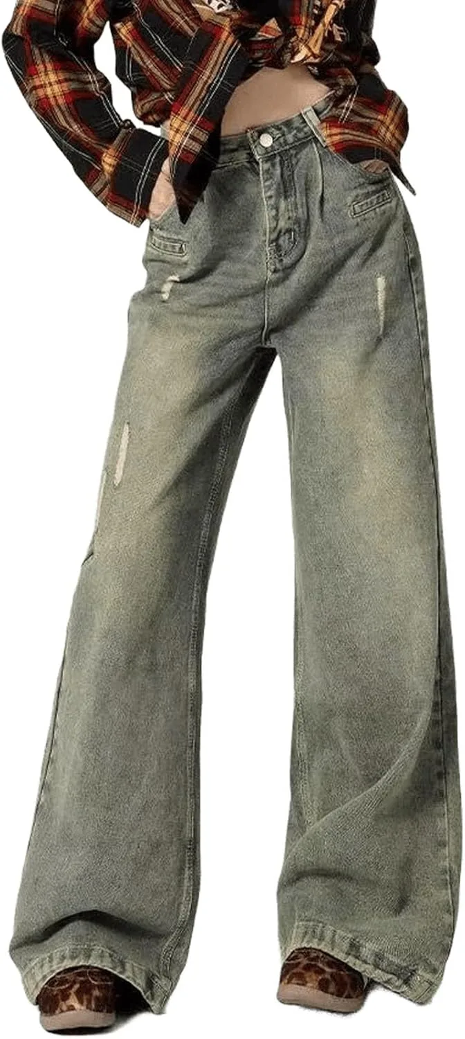 Женские джинсы high rise wide leg с потертостями Djeanxa
Женские джинсы high rise wide leg с потертостями Djeanxa