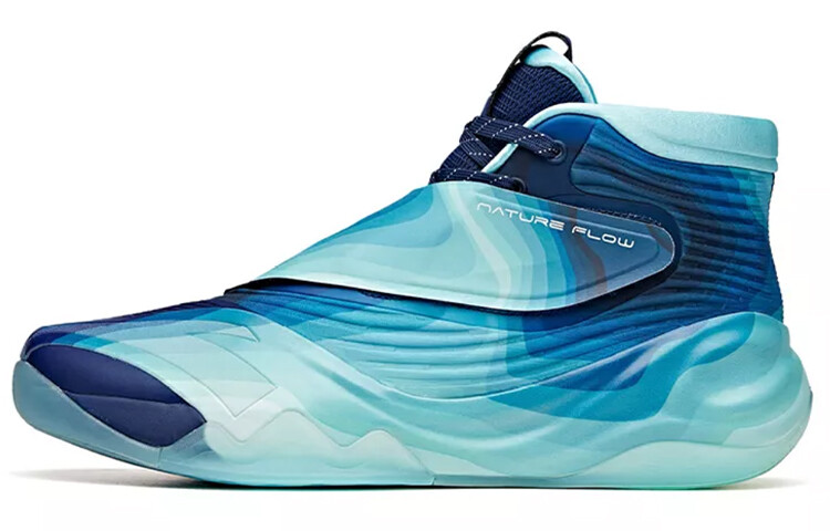 Баскетбольные кроссовки KT6 мужские высокие синие Anta 
Баскетбольные кроссовки KT6 мужские высокие синие Anta