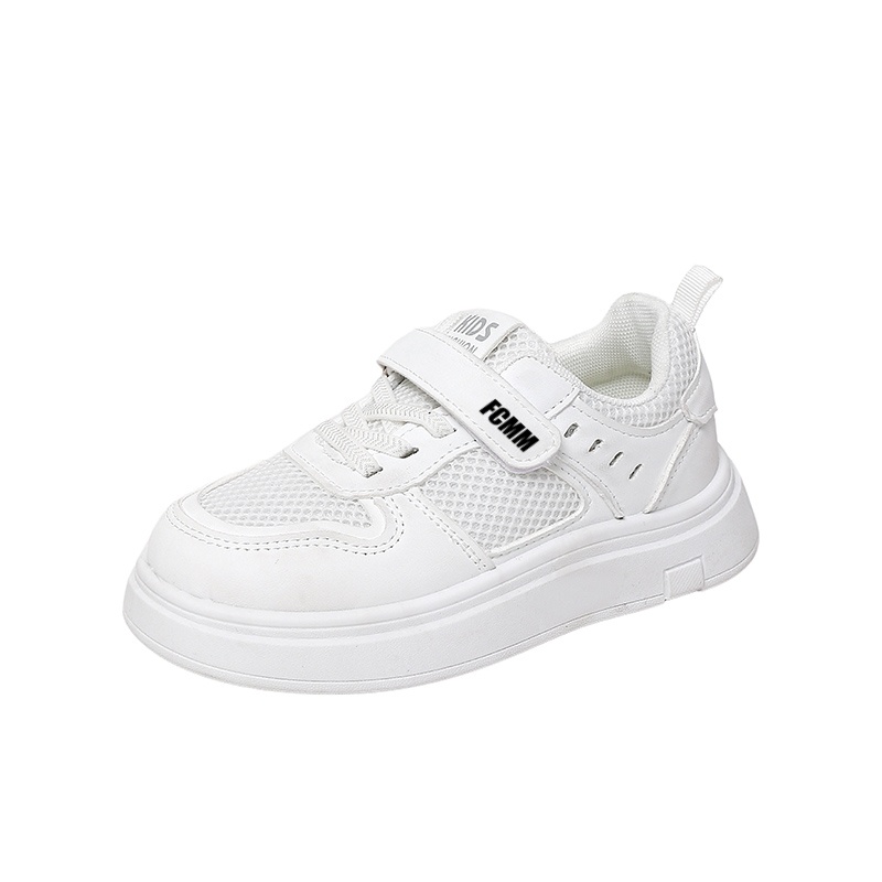 FCMM Противоскользящие и дышащие повседневные кроссовки белого цвета для детей 
FCMM Противоскользящие и дышащие повседневные кроссовки белого цвета для детей