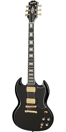 Электрогитара Epiphone SG Custom Ebony Gold Hardware EISC EBGH1
Электрогитара Epiphone SG Custom Ebony Gold Hardware EISC EBGH1