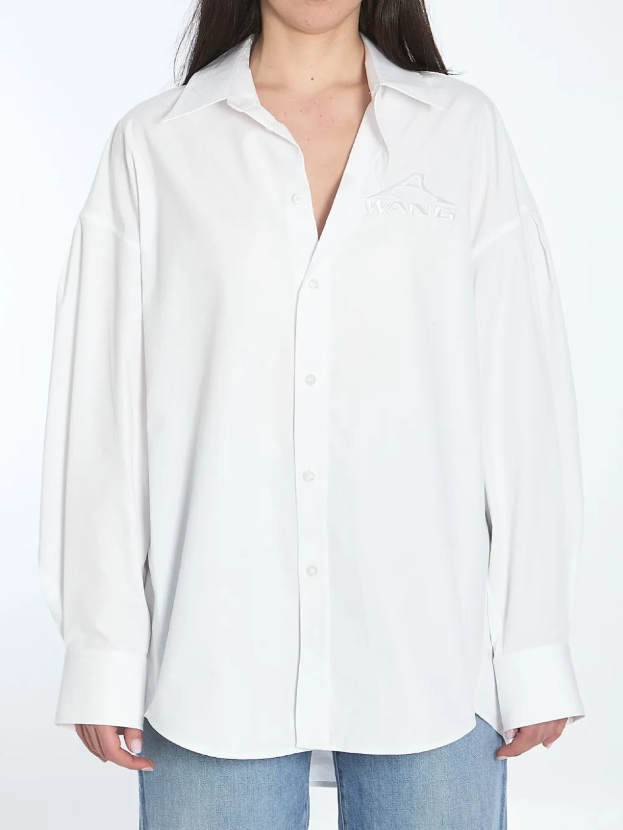 Рубашка оверсайз от Alexander Wang, белый
Рубашка оверсайз от Alexander Wang, белый