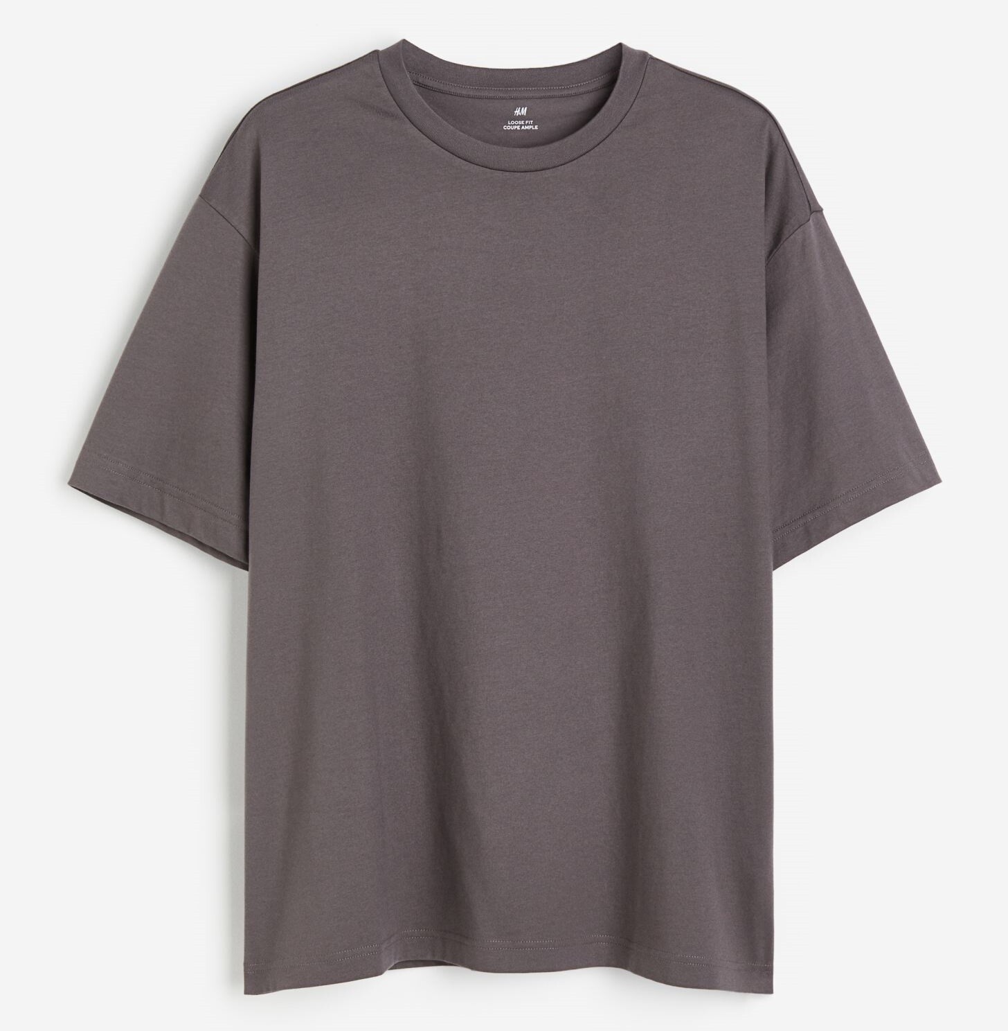 Футболка H&M Loose Fit, темно-серый
Футболка H&M Loose Fit, темно-серый