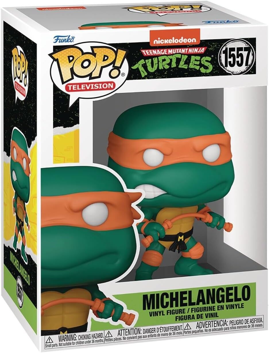 Виниловая фигурка Funko POP! TV: Teenage Mutant Ninja Turtles, Michelangelo, 9,5 см
Виниловая фигурка Funko POP! TV: Teenage Mutant Ninja Turtles, Michelangelo, 9,5 см