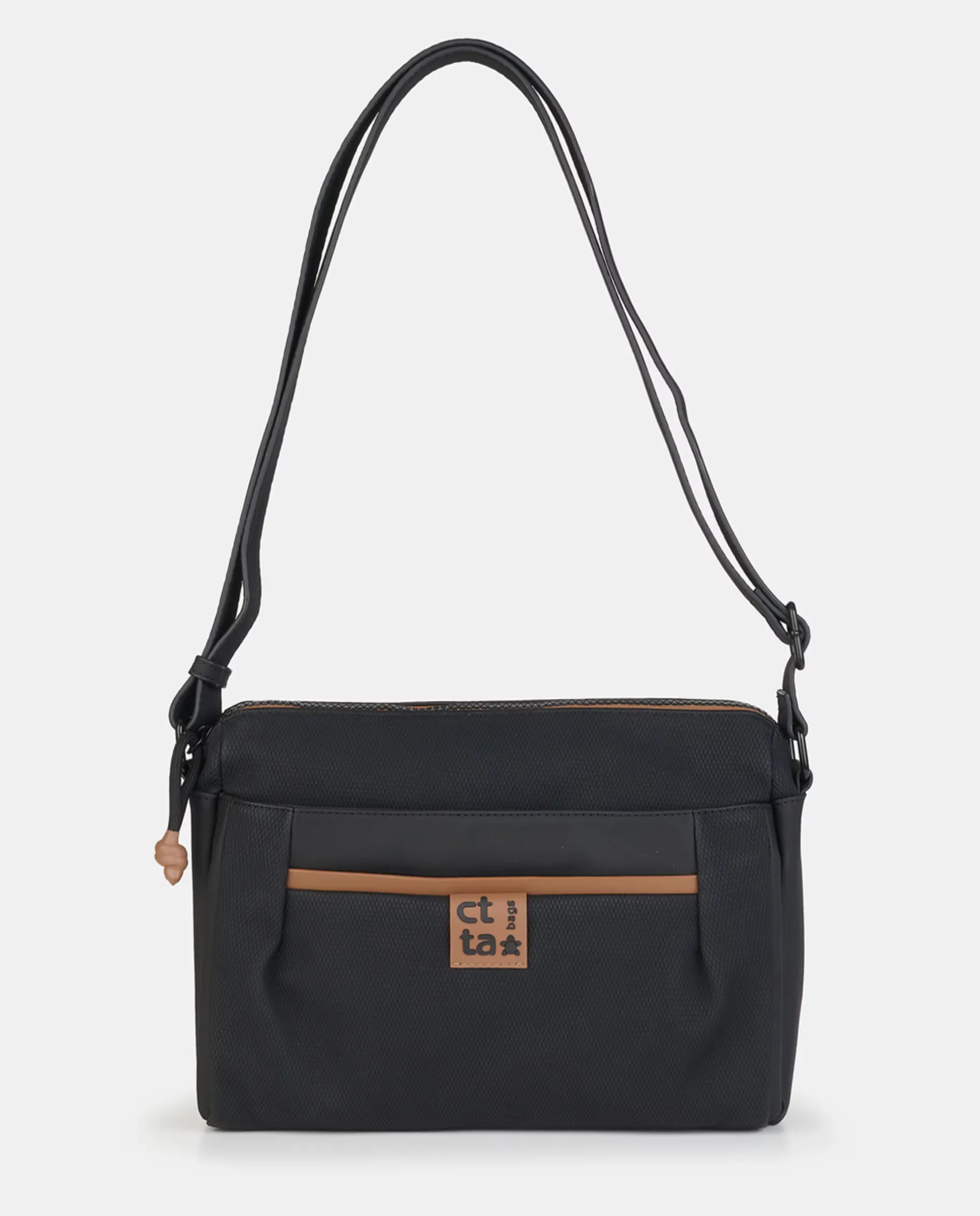 Сумка кросс-боди с молнией Caminatta, черный 
Сумка кросс-боди с молнией Caminatta, черный