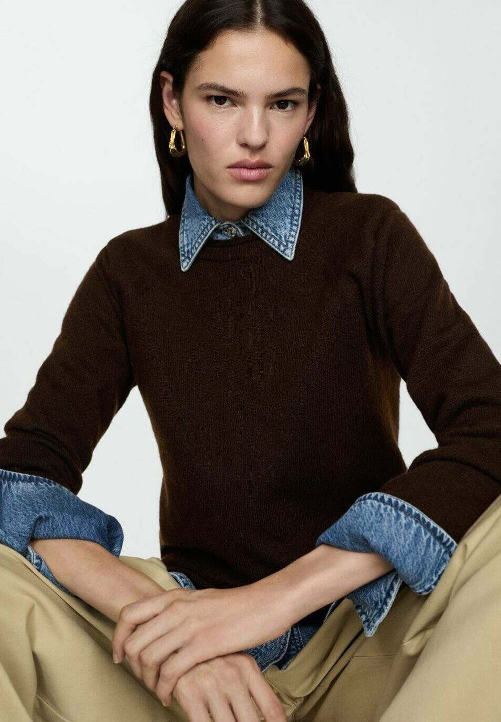 Джемпер MORENETA Mango, коричневый
Джемпер MORENETA Mango, коричневый