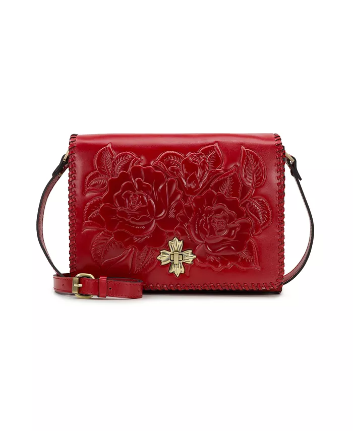 Кожаная сумка-кроссбоди Mabilia с клапаном Patricia Nash, розовый
Кожаная сумка-кроссбоди Mabilia с клапаном Patricia Nash, розовый