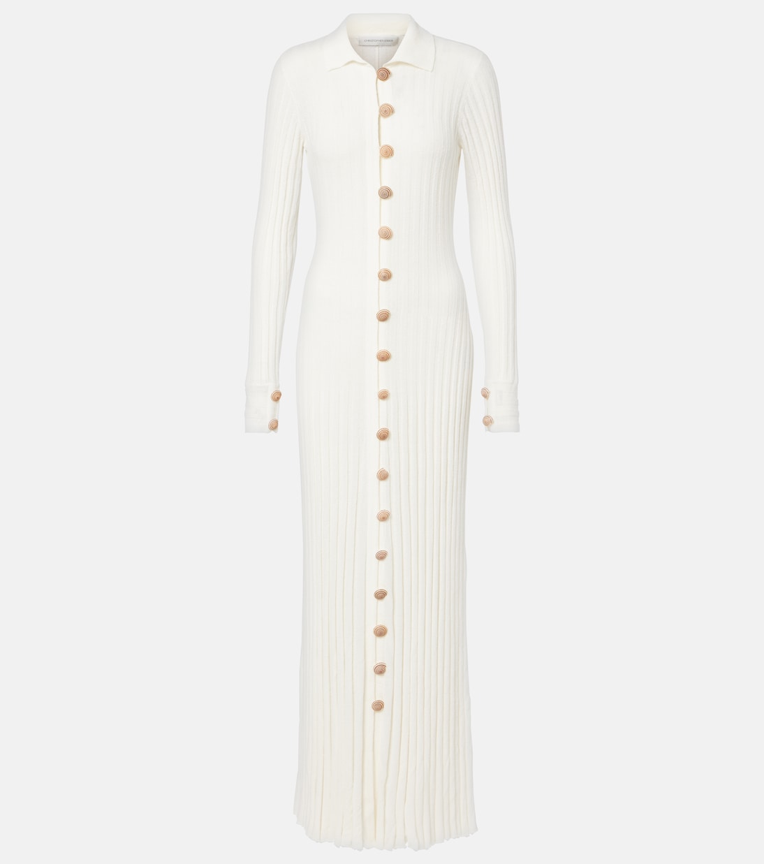 Макси-платье из хлопковой смеси Sundial Shell Christopher Esber, белый
Макси-платье из хлопковой смеси Sundial Shell Christopher Esber, белый