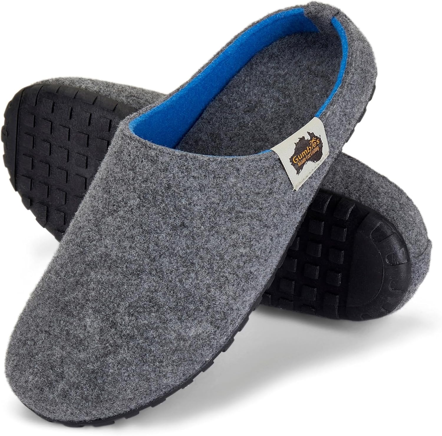Унисекс тапочки Gumbies Outback - для дома и улицы с верхом из экологичного войлока и подошвой из переработанной резины, синий/серый
Унисекс тапочки Gumbies Outback - для дома и улицы с верхом из экологичного войлока и подошвой из переработанной резины, синий/серый