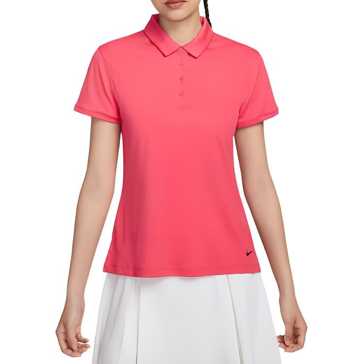Рубашка поло женская розовая хризантема Nike 
Рубашка поло женская розовая хризантема Nike
