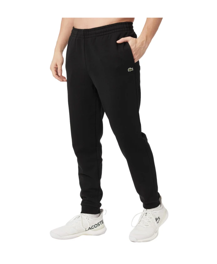 Черные хлопковые спортивные штаны с логотипом в виде крокодила. Lacoste, черный
Черные хлопковые спортивные штаны с логотипом в виде крокодила. Lacoste, черный